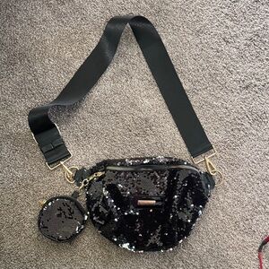 Black Sequin Women's Bag